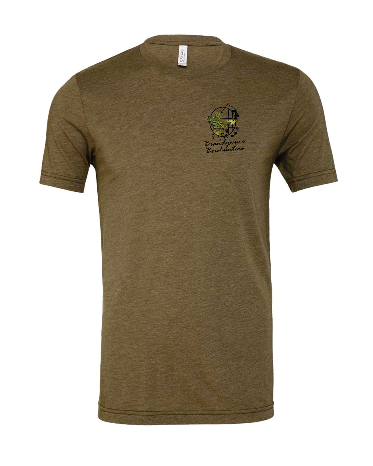 Brandywine Bowhunters Bella & Canvas Tri Blend Short Sleeve T shirt