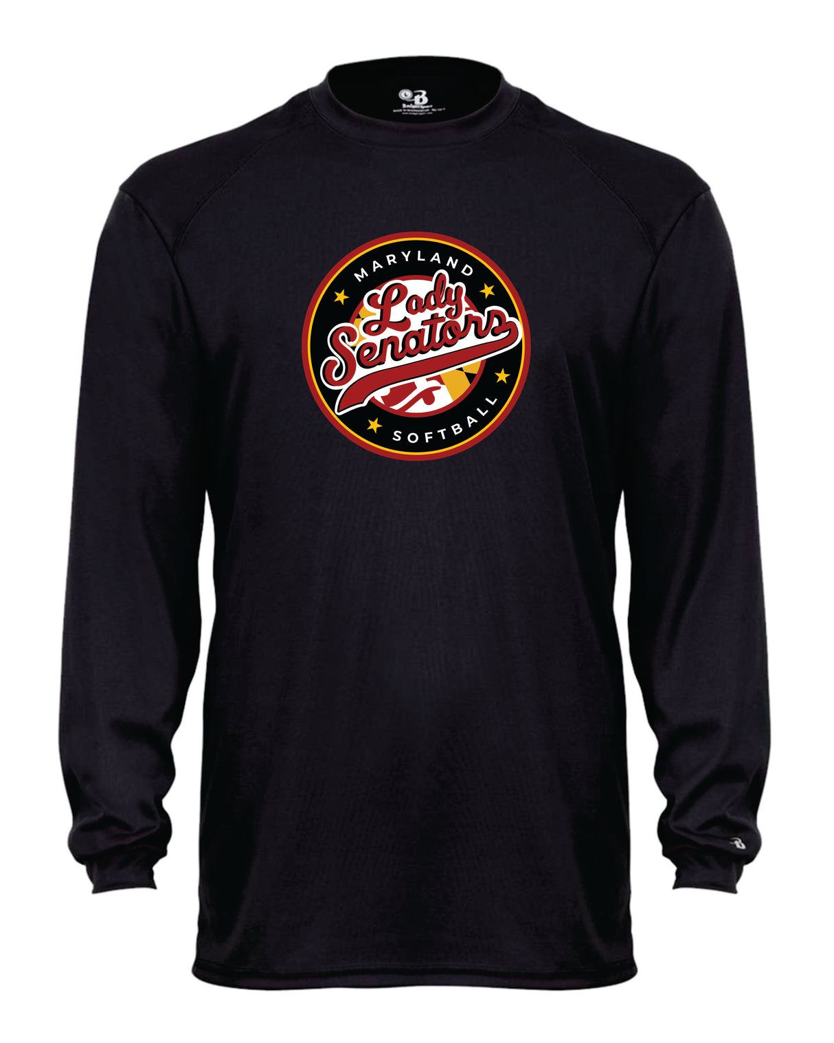 Senators Softball Long Sleeve Dri-Fit Shirt Circle Logo WOMEN