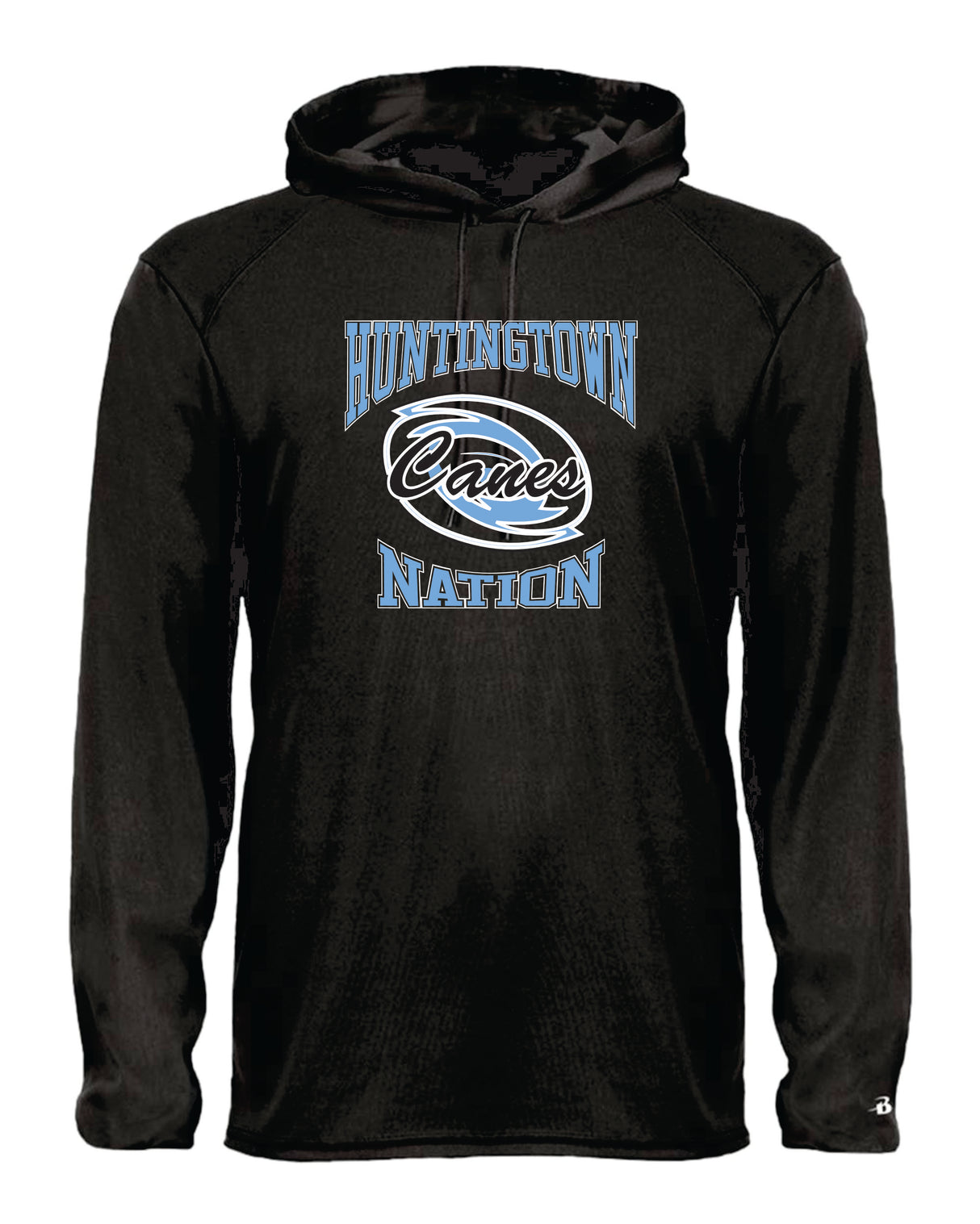 Hurricanes Badger Dri-Fit LS Hooded Shirt YOUTH