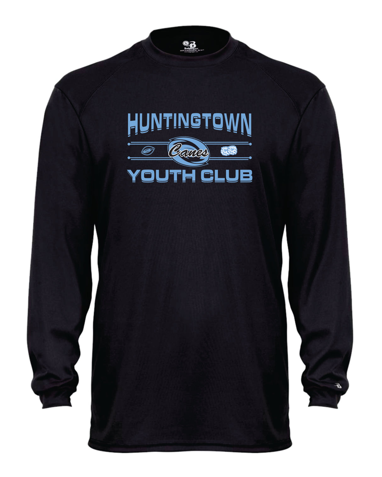Hurricanes Long Sleeve Badger Dri Fit Shirt YOUTH