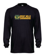Load image into Gallery viewer, Great Mills Swimming Long Sleeve Badger Dri Fit Shirt - WOMEN
