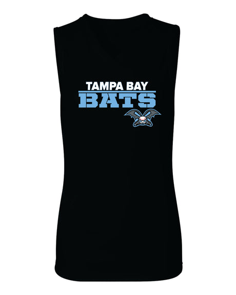 Tampa Bay Bats Dri Fit Sleeveless V Neck - WOMEN