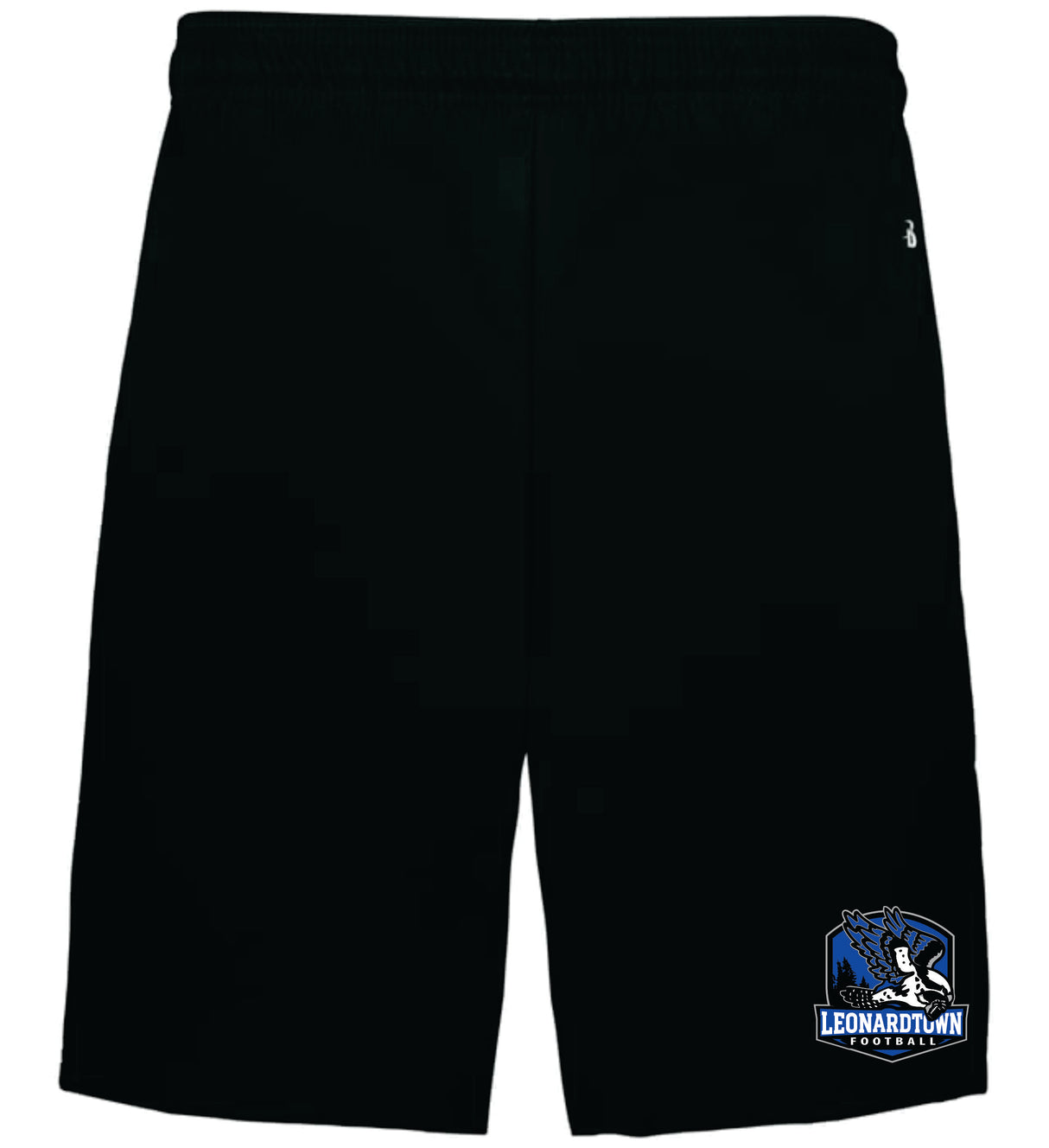 Leonardtown Football Performance Shorts with pockets 10 inch