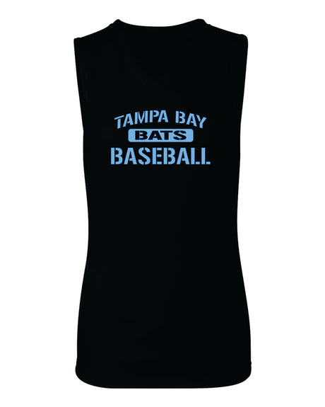 Tampa Bay Bats Dri Fit Sleeveless V Neck - WOMEN