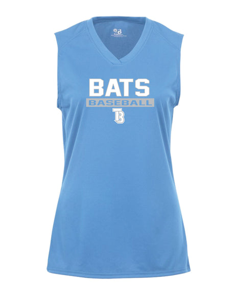 Tampa Bay Bats Dri Fit Sleeveless V Neck - WOMEN