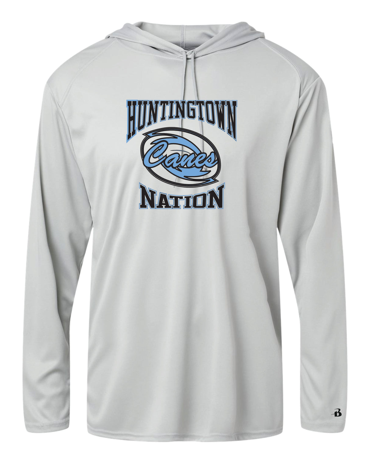 Hurricanes Badger Dri-Fit LS Hooded Shirt YOUTH