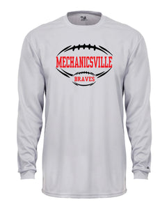 Mechanicsville Braves Long Sleeve Badger Dri Fit Shirt YOUTH