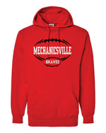 Load image into Gallery viewer, Mechanicsville Braves Badger Dri-fit Hoodie-YOUTH
