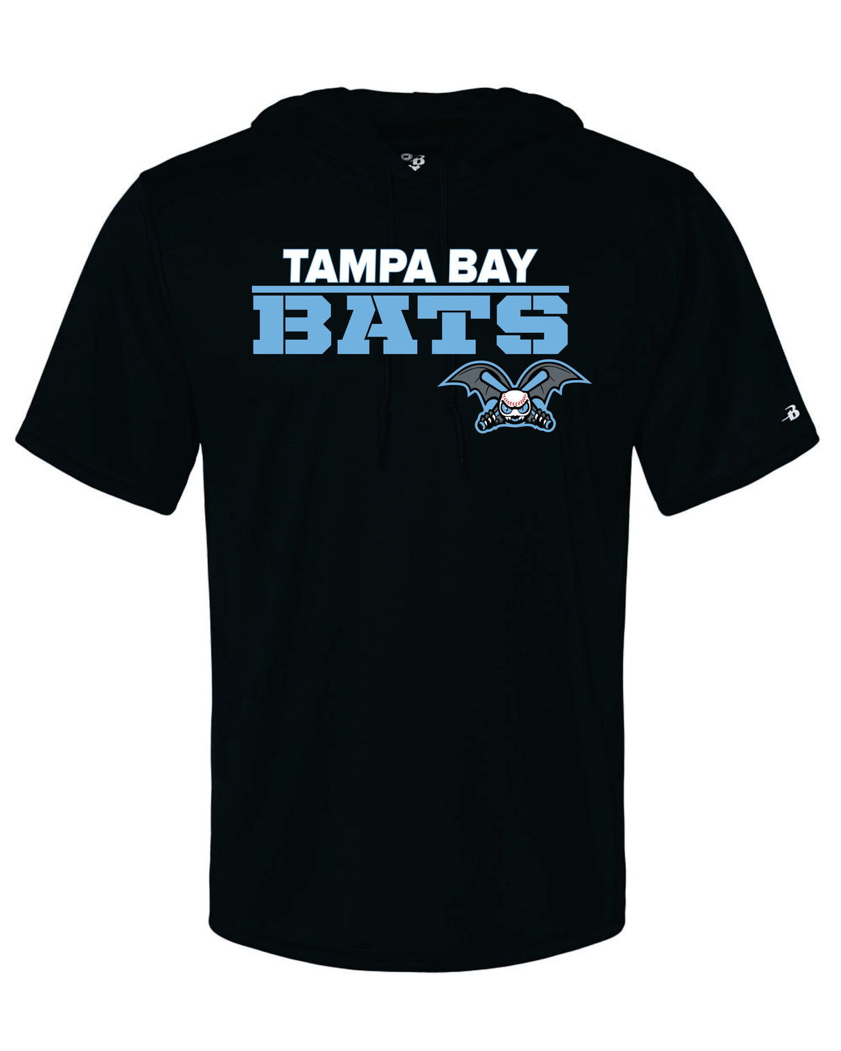 Tampa Bay Bats Braves Badger SS hooded shirt YOUTH
