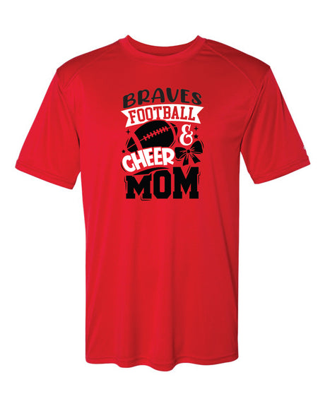 Mechanicsville Braves Badger SS  WOMEN shirt- FOOTBALL AND CHEER MOM