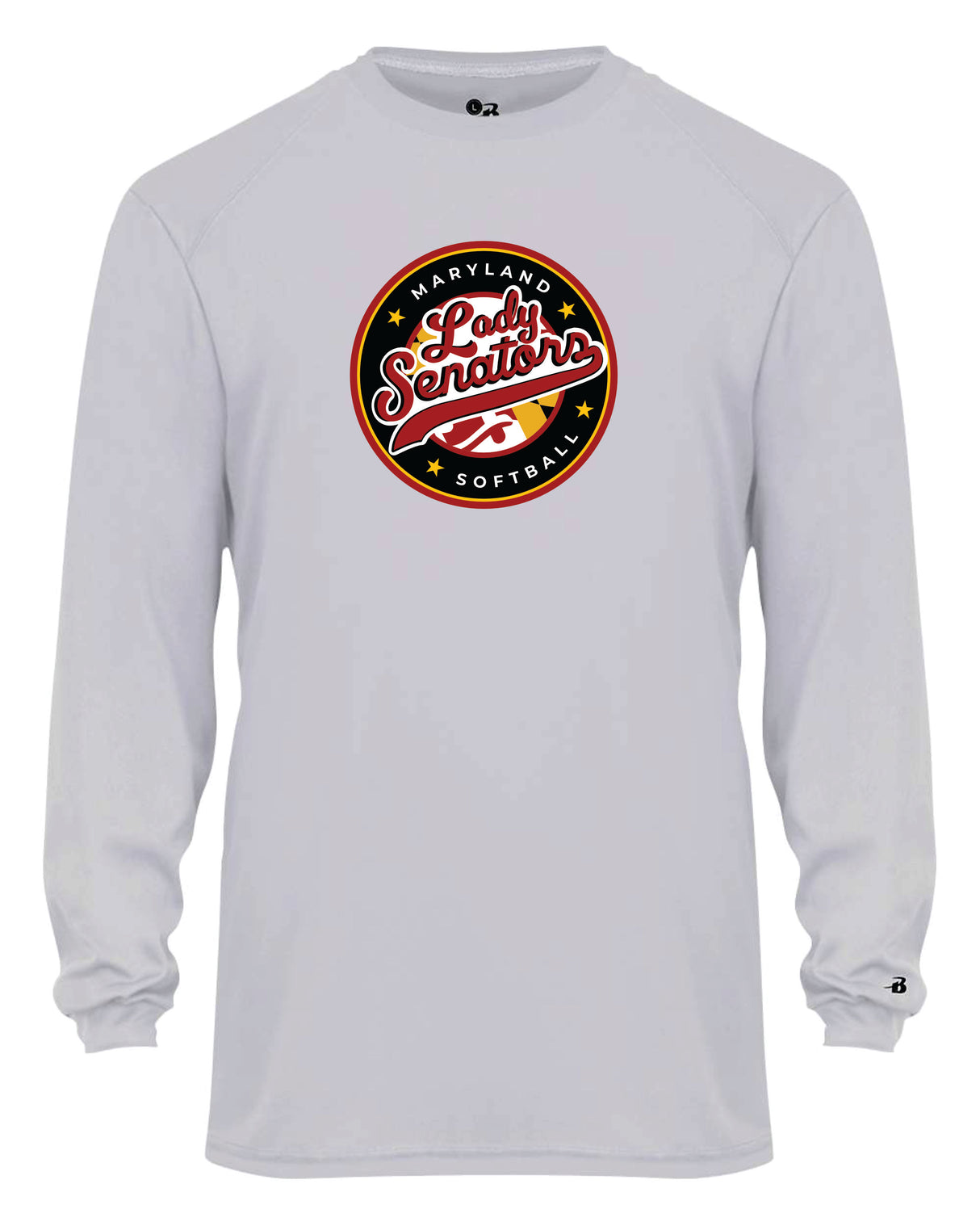 Senators Softball Long Sleeve Dri-Fit Shirt Circle Logo WOMEN