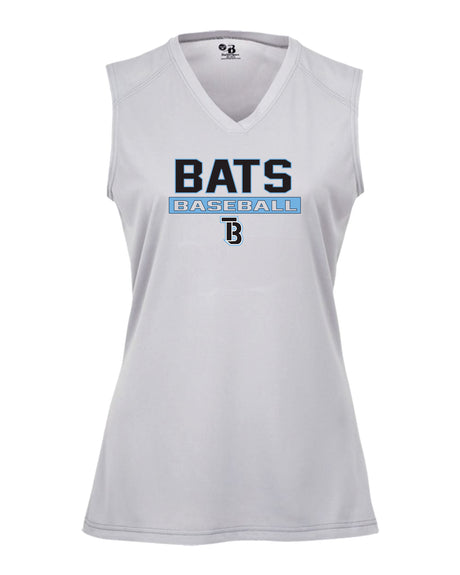 Tampa Bay Bats Dri Fit Sleeveless V Neck - WOMEN