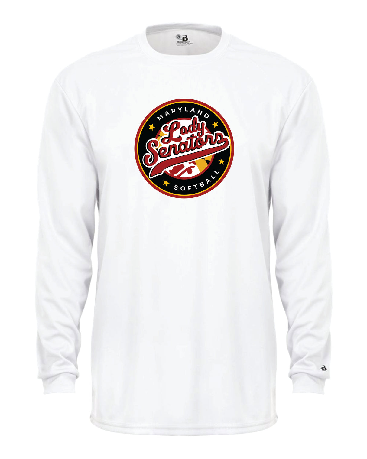 Senators Softball Long Sleeve Dri-Fit Shirt Circle Logo WOMEN