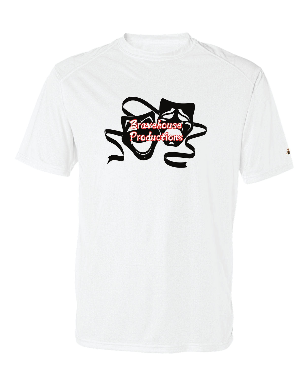 Chopticon Theatre Short Sleeve Badger Dri Fit Shirt Double Mask Logo