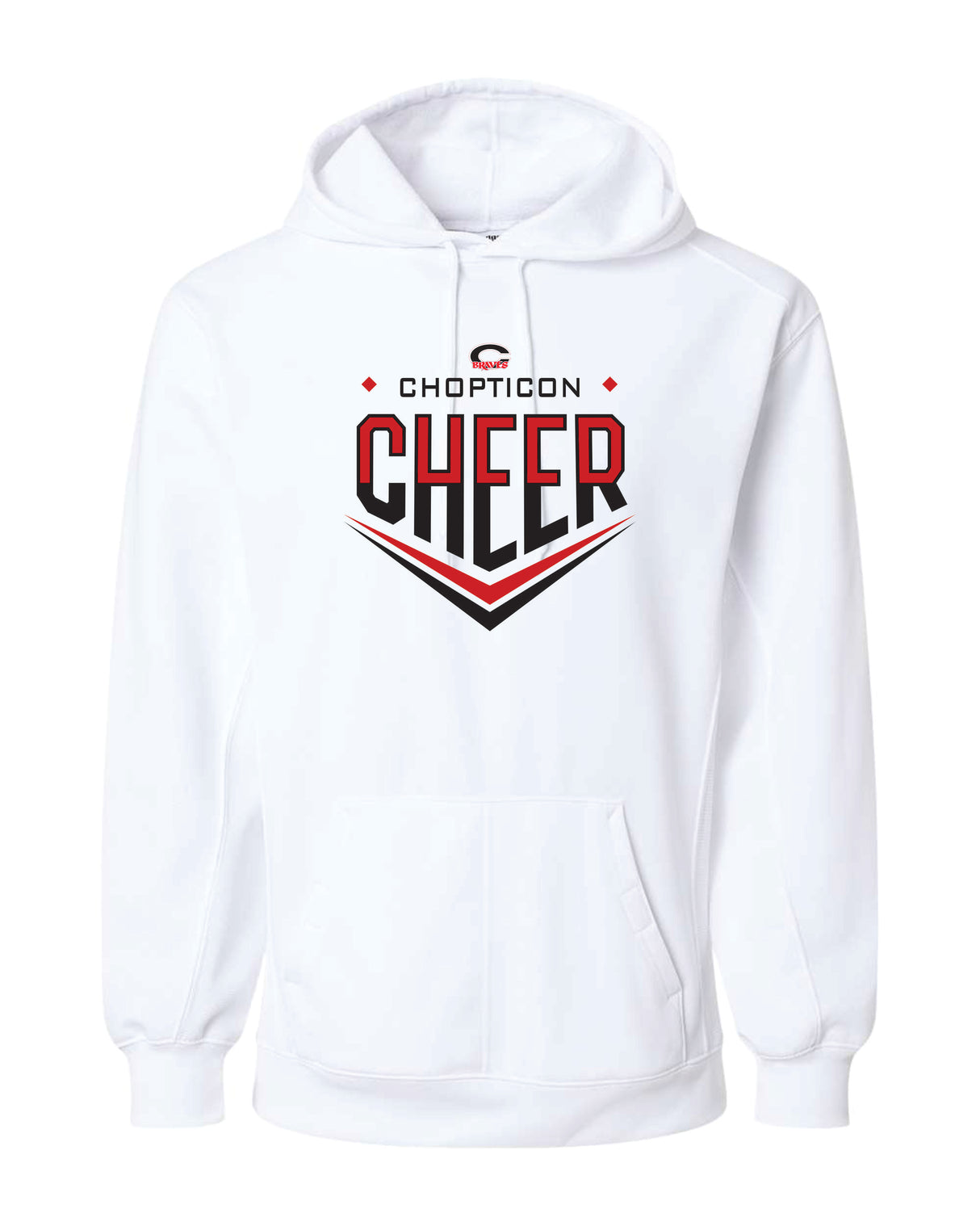 Chopticon Braves Cheer Badger Dri-fit Hoodie - Chopticon Cheer