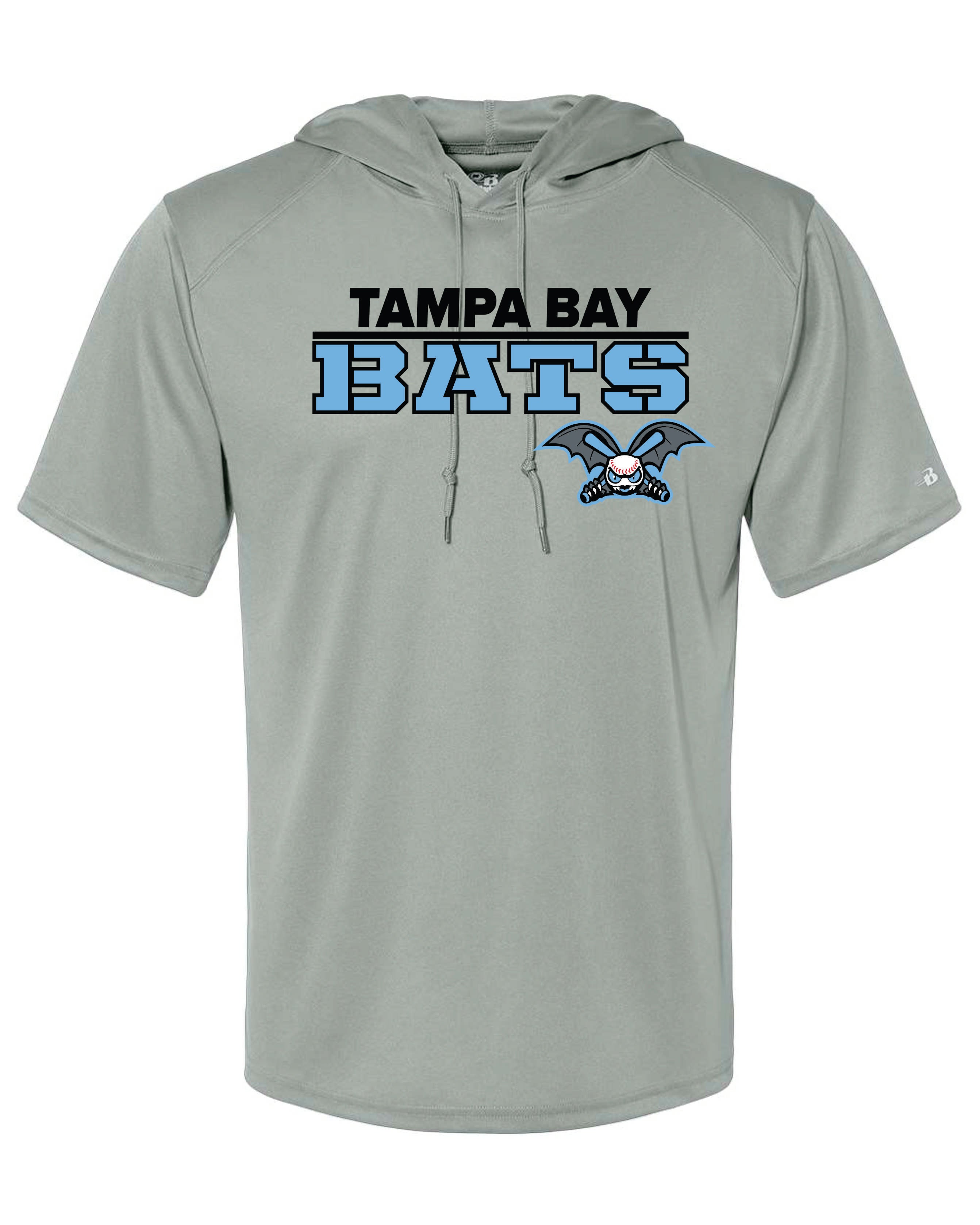 Tampa Bay Bats Braves Badger SS hooded shirt