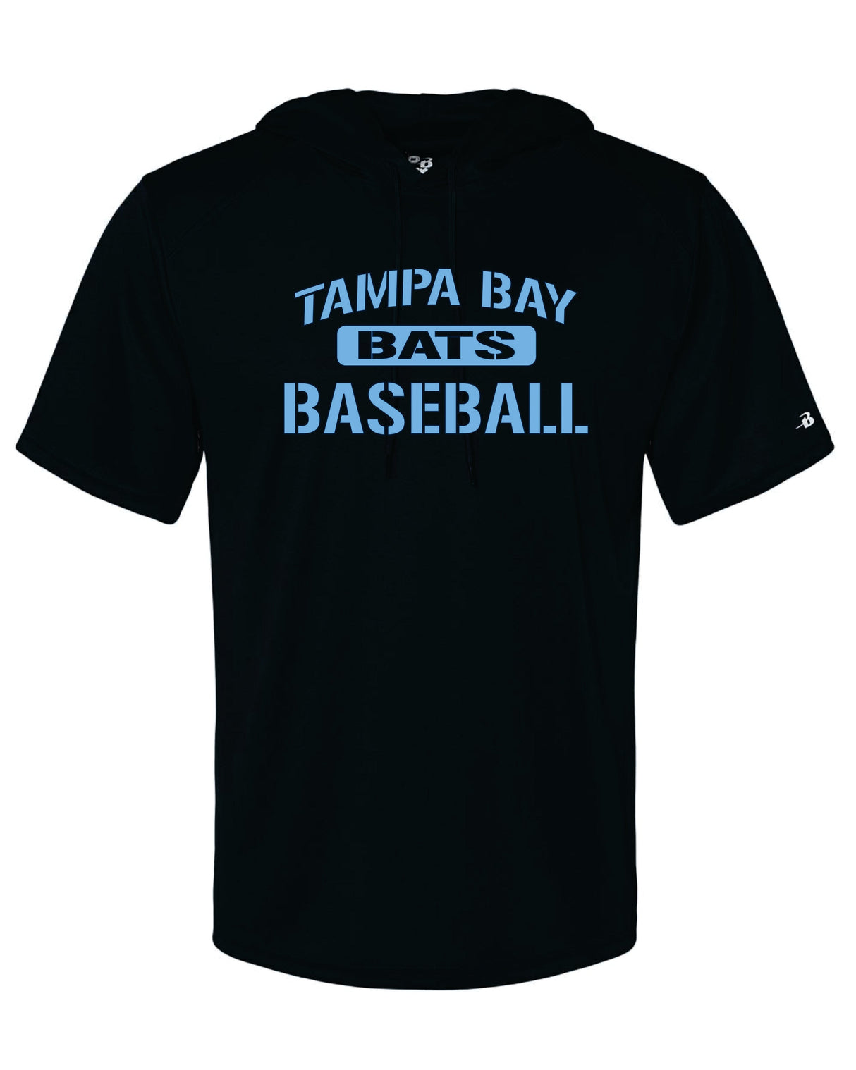 Tampa Bay Bats Braves Badger SS hooded shirt YOUTH