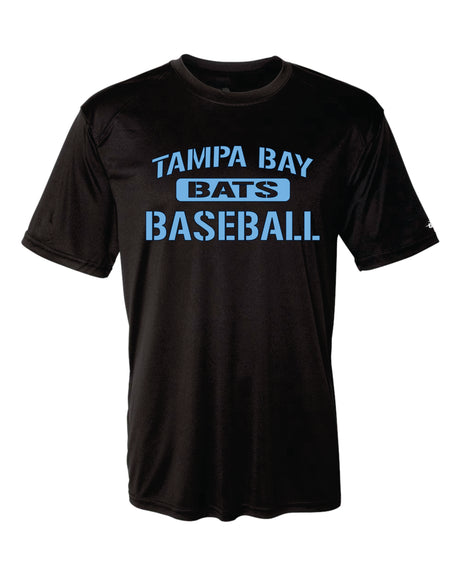 Tampa Bay Bats Short Sleeve Badger Dri Fit T shirt