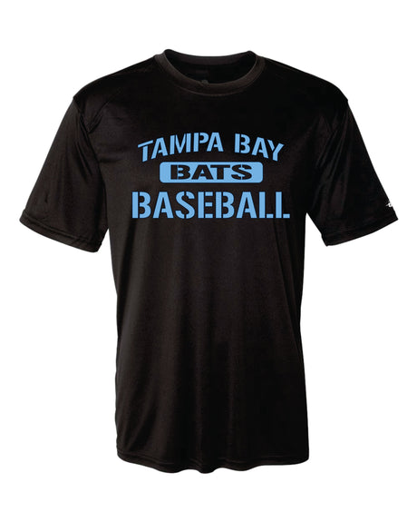 Tampa Bay Bats Short Sleeve Badger Dri Fit T shirt-Women