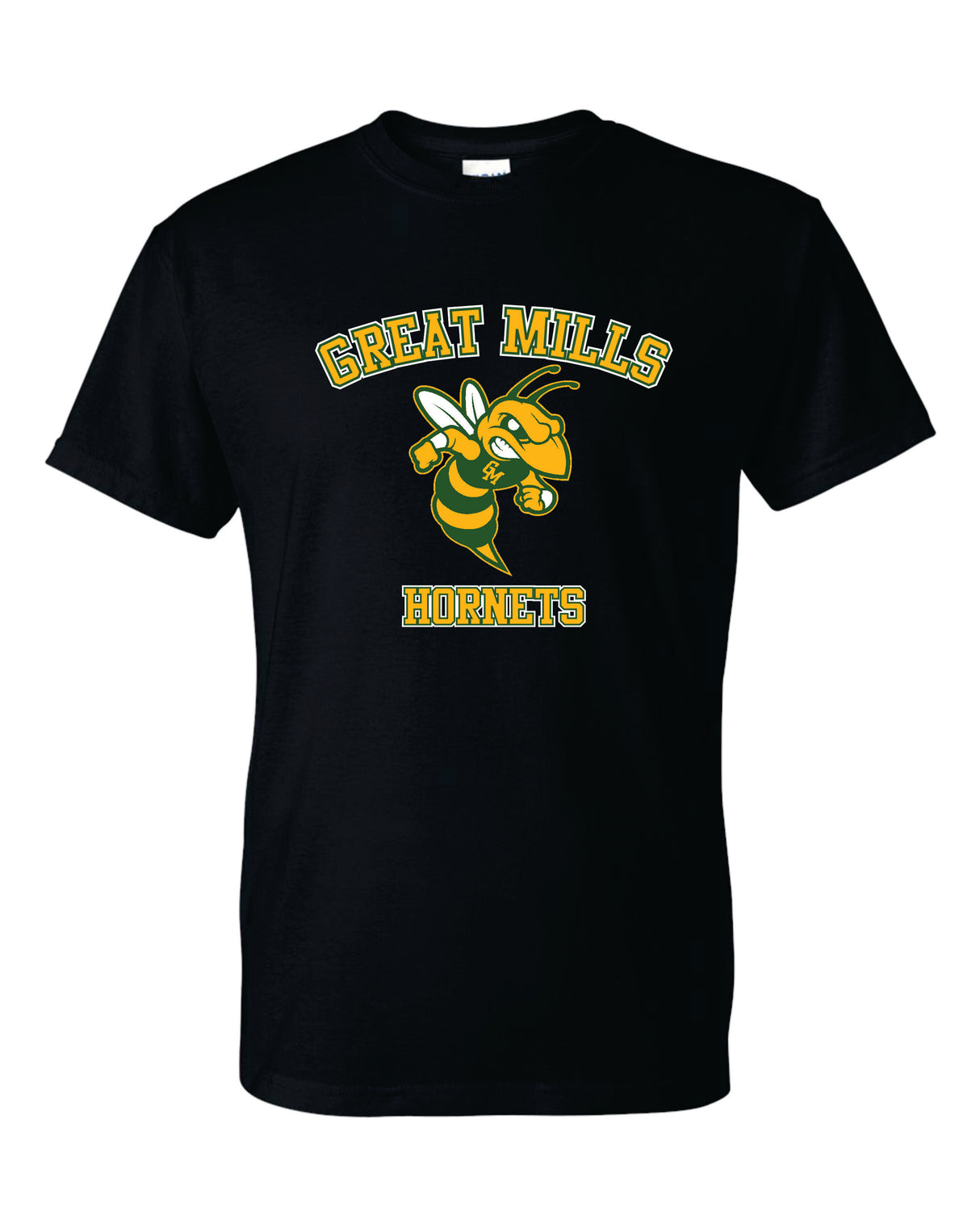 Great Mills  Short Sleeve T-Shirt 50/50 Blend Hornets