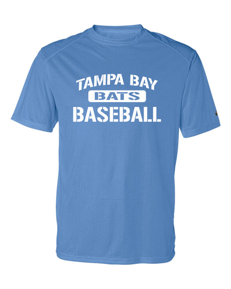 Tampa Bay Bats Short Sleeve Badger Dri Fit T shirt