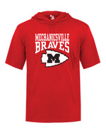 Load image into Gallery viewer, Mechanicsville Braves Badger SS hooded shirt
