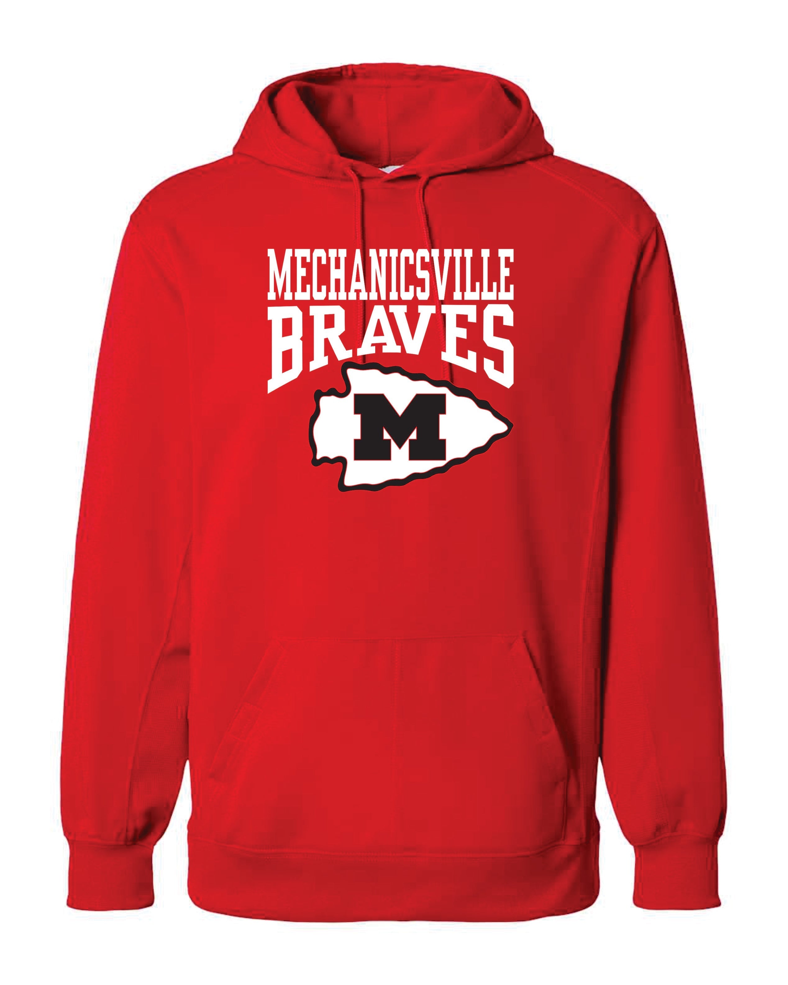 Mechanicsville Braves Badger Dri-fit Hoodie-YOUTH