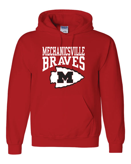 Mechanicsville Braves Gildan/Jerzee 50/50 Hoodie-YOUTH