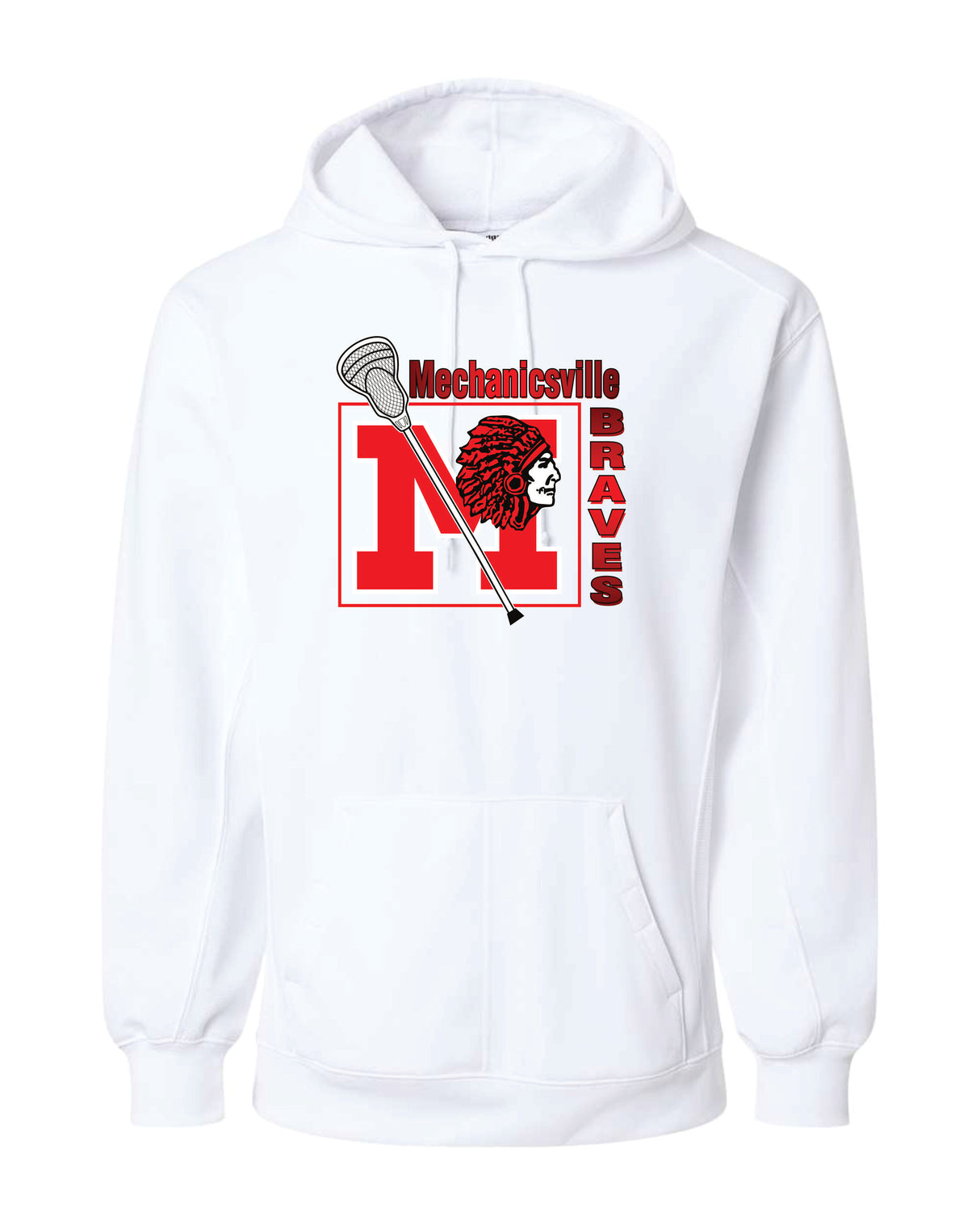 Mechanicsville Braves Badger Dri-fit Hoodie - LAX
