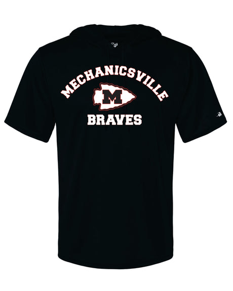 Mechanicsville Braves Badger SS hooded shirt