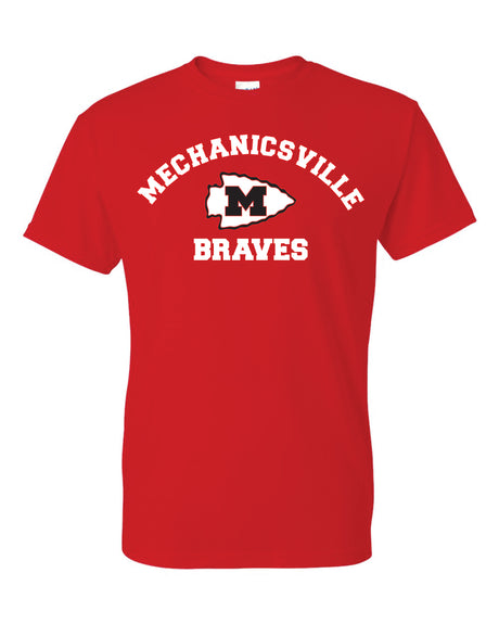 Mechanicsville Braves Short Sleeve T-Shirt 50/50 Blend