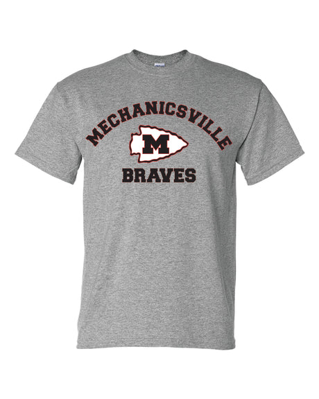 Mechanicsville Braves Short Sleeve T-Shirt 50/50 Blend -YOUTH