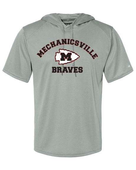 Mechanicsville Braves Badger SS hooded shirt