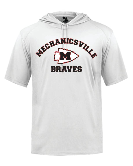 Mechanicsville Braves Badger SS hooded shirt