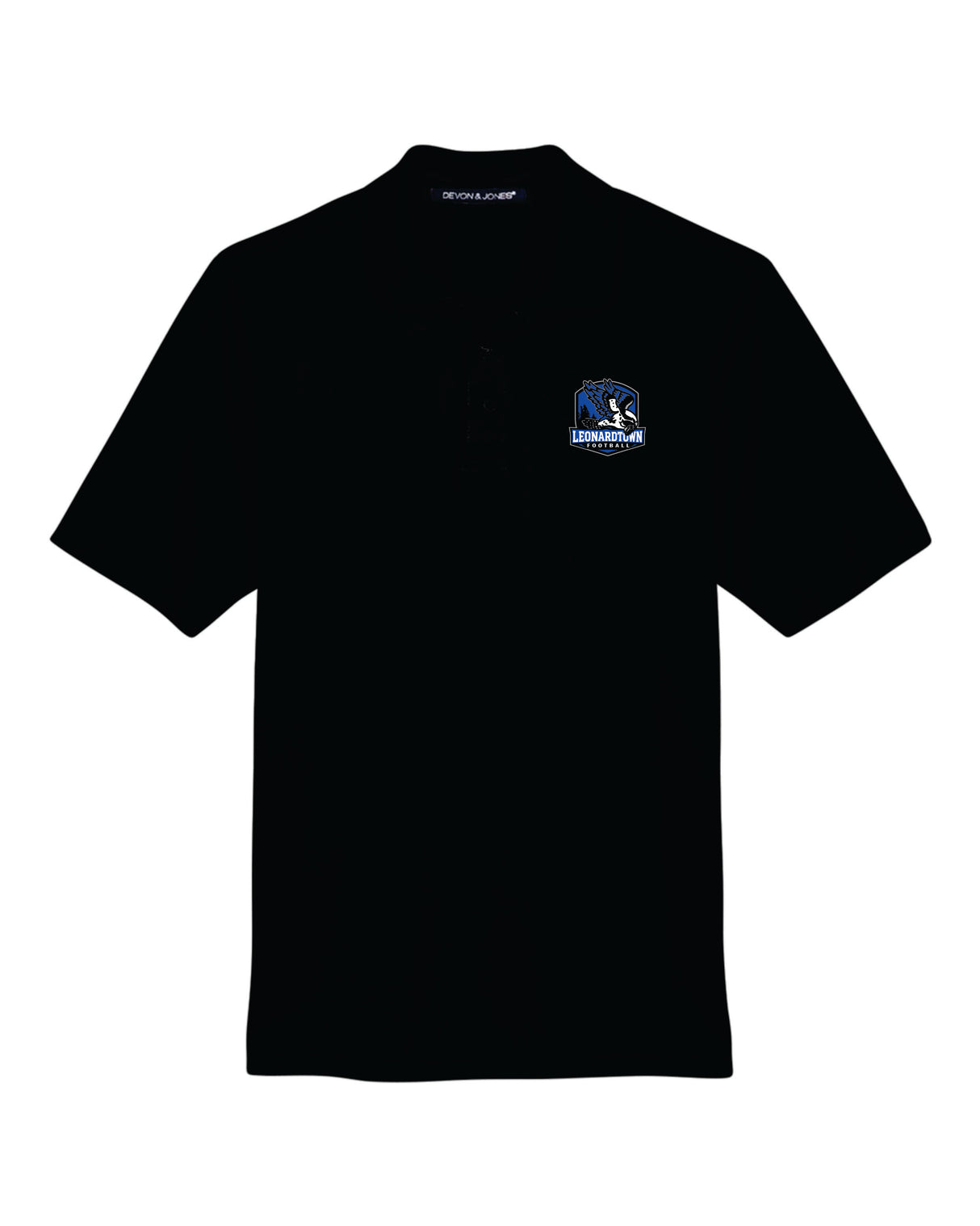 Leonardtown Football Cotton Blend Polo