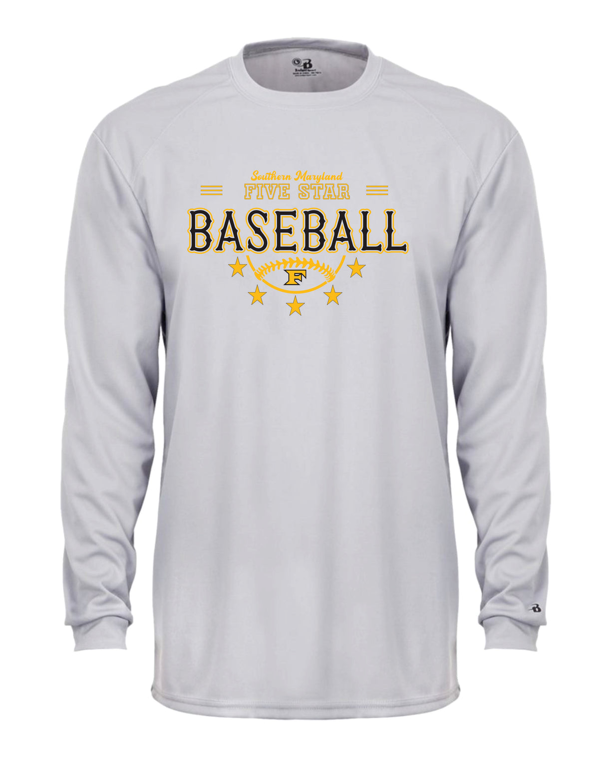 Five Star Badger Dri-Fit LS T-Shirt - Half Ball - YOUTH