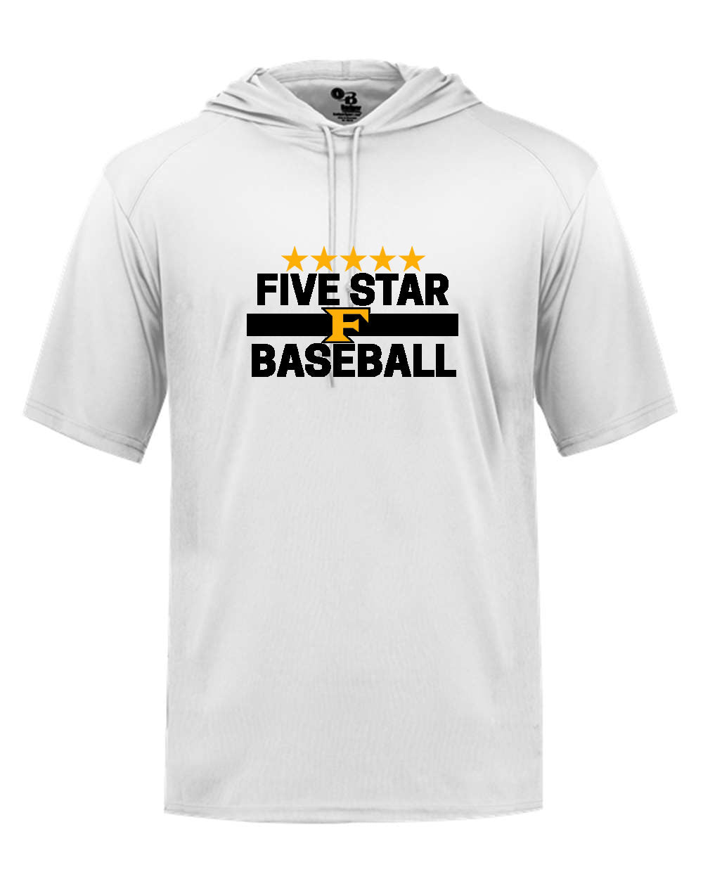 Five Star Badger Dri-Fit SS Hooded Shirt - Five Star