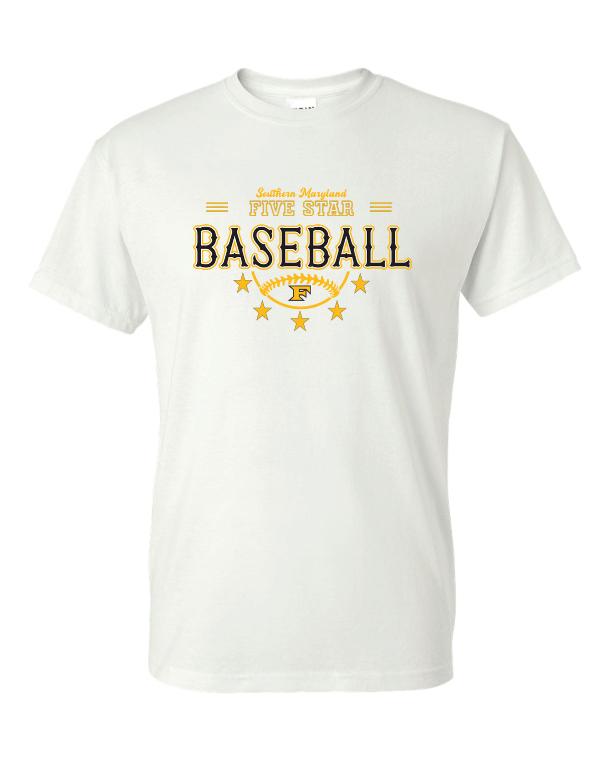 Five Star Gildan/Jerzee 50/50 SS T-Shirt - Half Ball