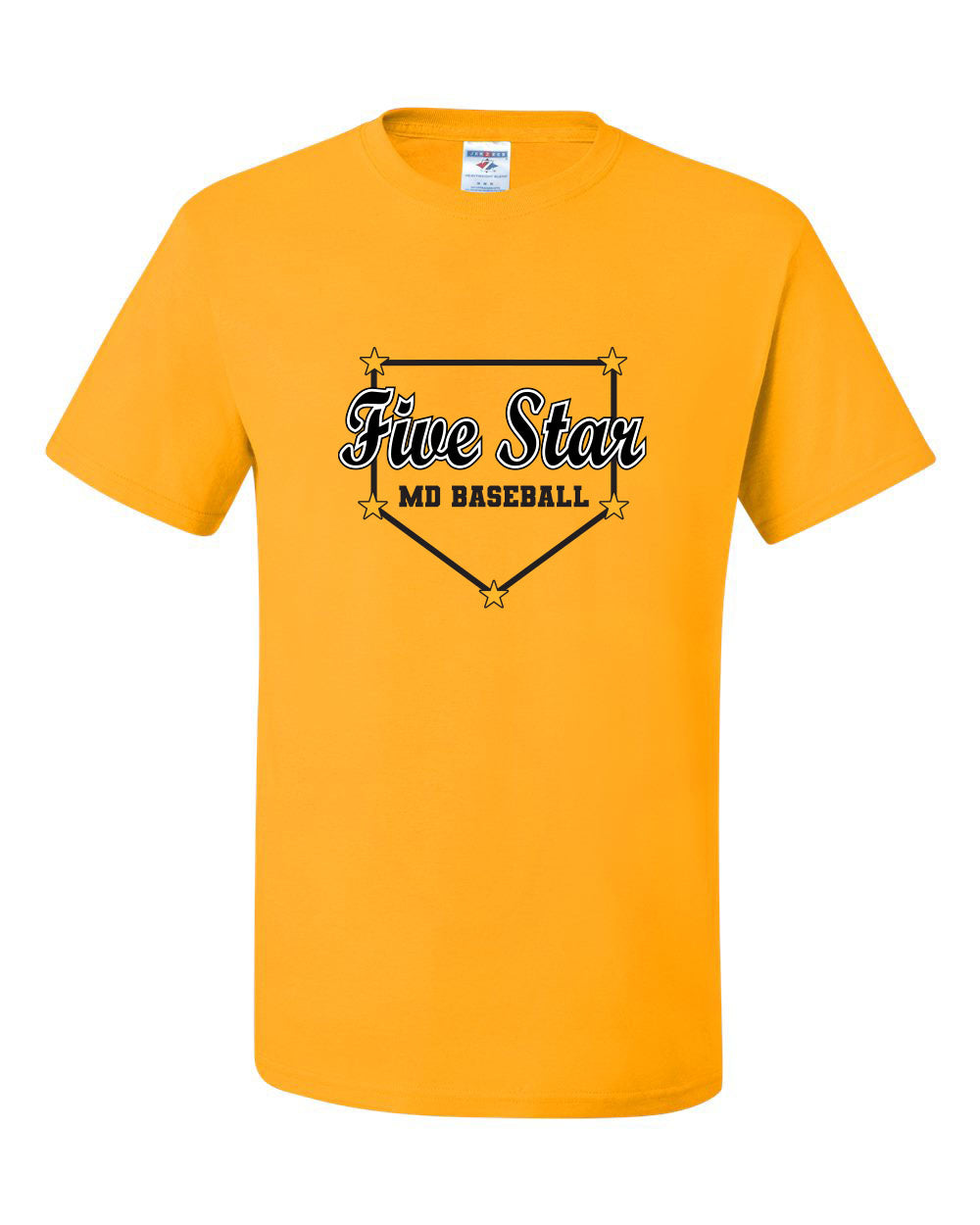 Five Star Gildan/Jerzee 50/50 SS T-Shirt - Home Plate - YOUTH