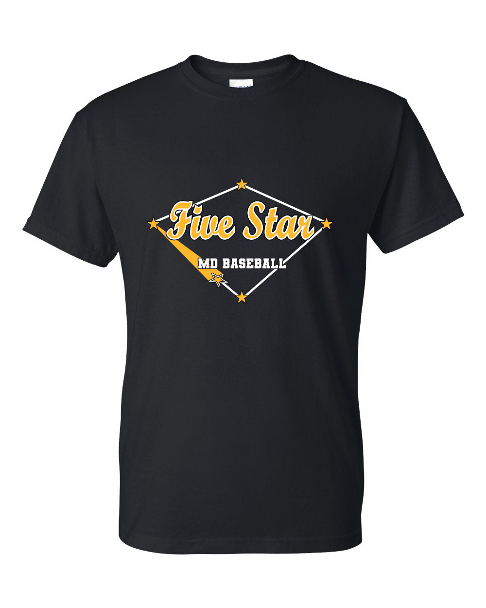 Five Star Gildan/Jerzee 50/50 SS T-Shirt - Home Run