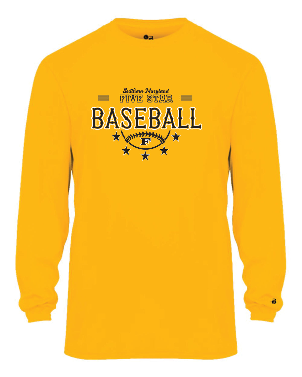 Five Star Badger Dri-Fit LS T-Shirt - Half Ball - YOUTH