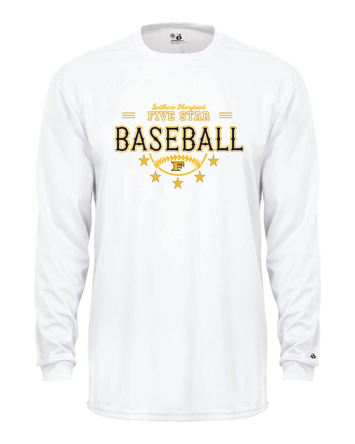 Five Star Badger Dri-Fit LS T-Shirt - Half Ball - YOUTH