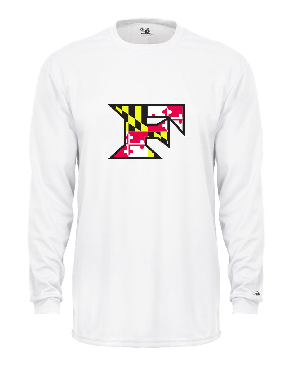 Five Star Badger Dri-Fit LS T-Shirt - Maryland Larger Logo - YOUTH