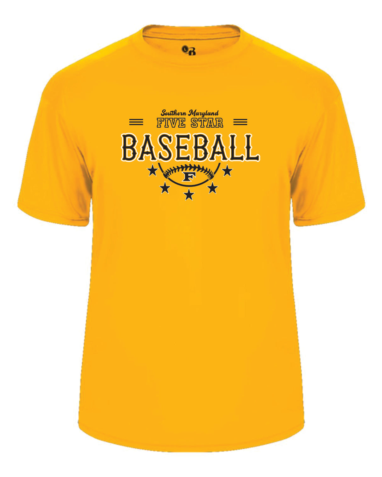 Five Star Badger Dri-Fit SS T-Shirt - Half Ball - YOUTH