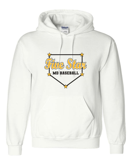 Five Star Gildan/Jerzee 50/50 Hoodie - Home Plate - YOUTH