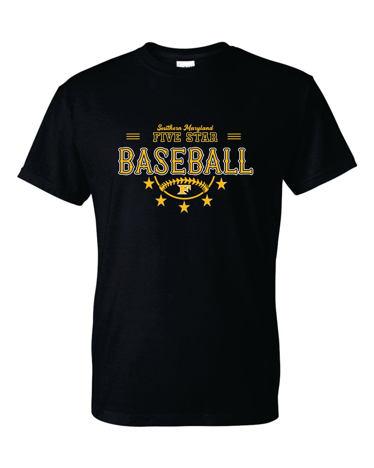 Five Star Gildan/Jerzee 50/50 SS T-Shirt - Half Ball