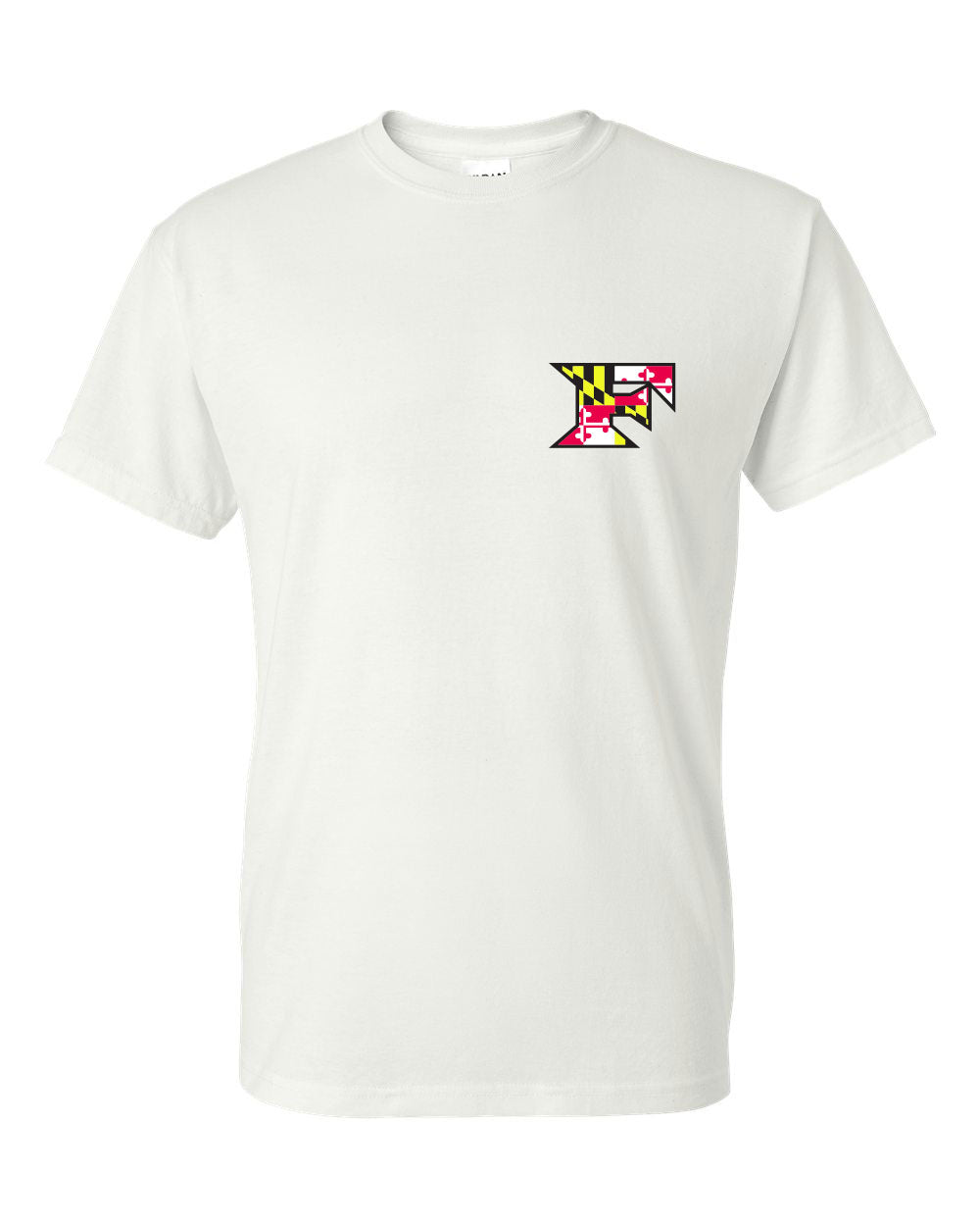 Five Star Gildan/Jerzee 50/50 SS T-Shirt - Maryland Chest Logo - YOUTH