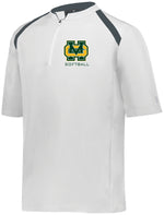 Load image into Gallery viewer, Great Mills Softball Short sleeve 1/4 Zip Lightweight Batting jacket
