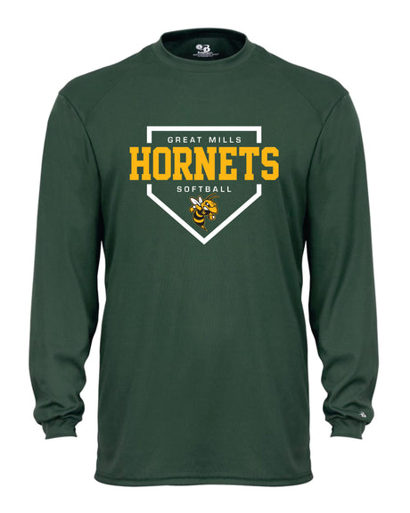Great Mills Softball Long Sleeve Badger Dri Fit Shirt
