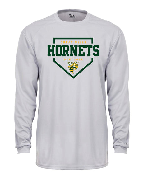 Great Mills Softball Long Sleeve Badger Dri Fit Shirt - WOMEN